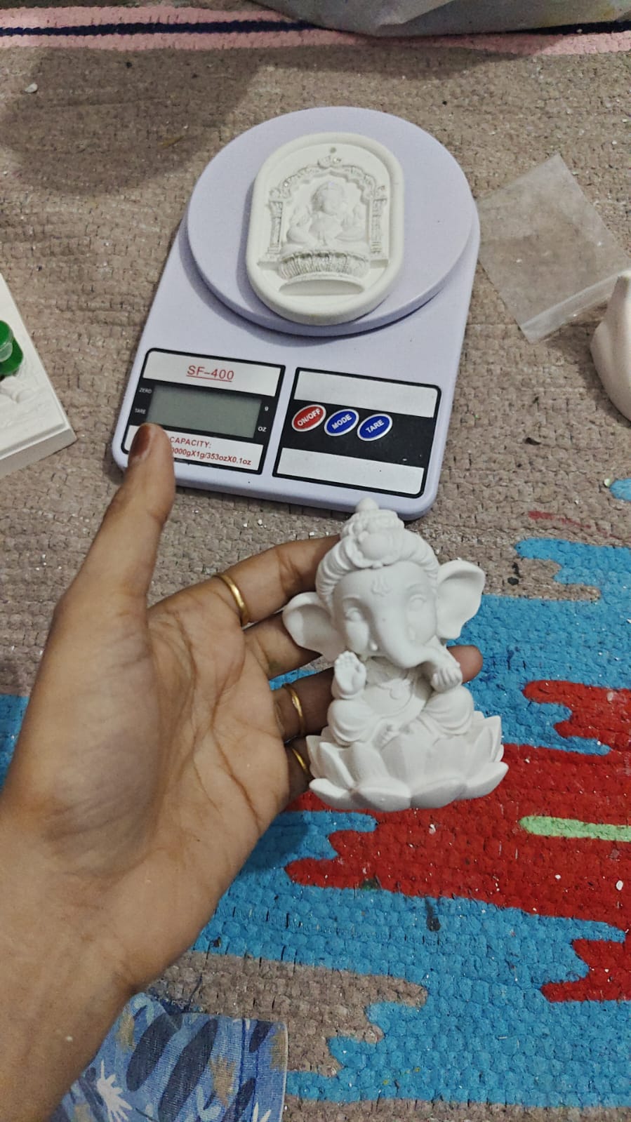 Bal Ganesh pack of 5 with colour and brush