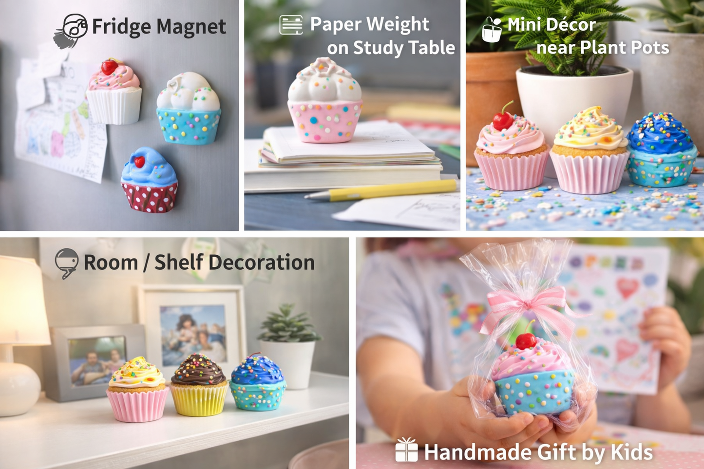Cupcakes painting kit