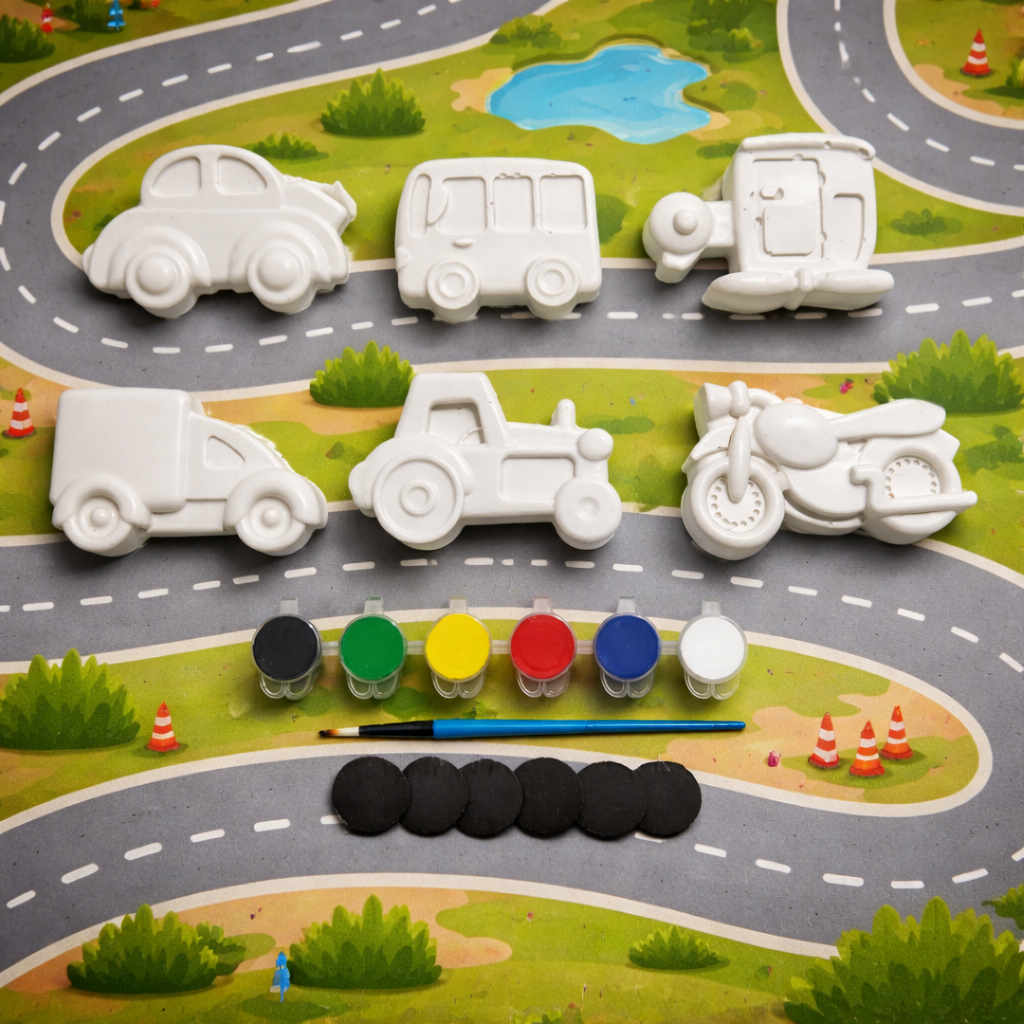 Transport theme painting kit