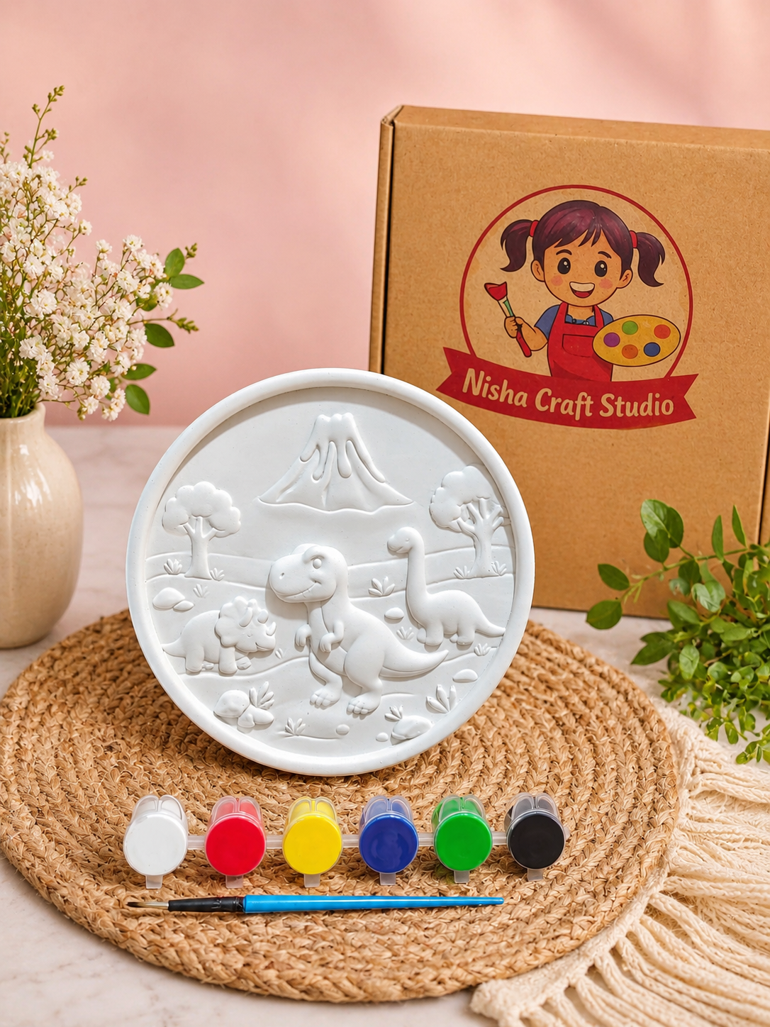 Dinosaur frame painting kit