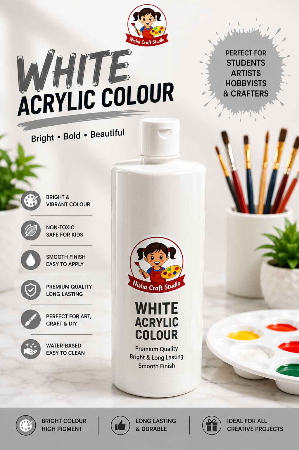 Acrylic Colour 250ml