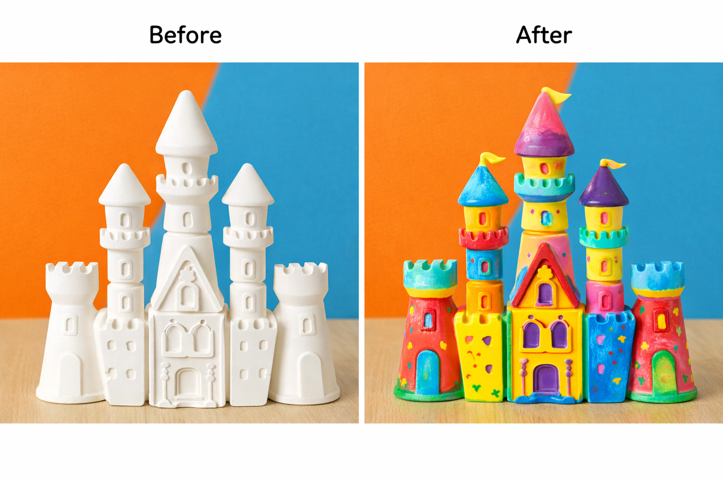 Disney castle painting kit