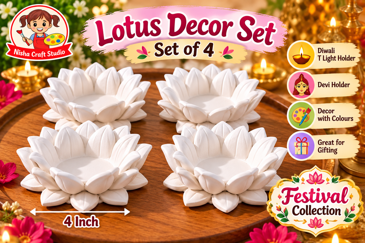 4 inch lotus without colour