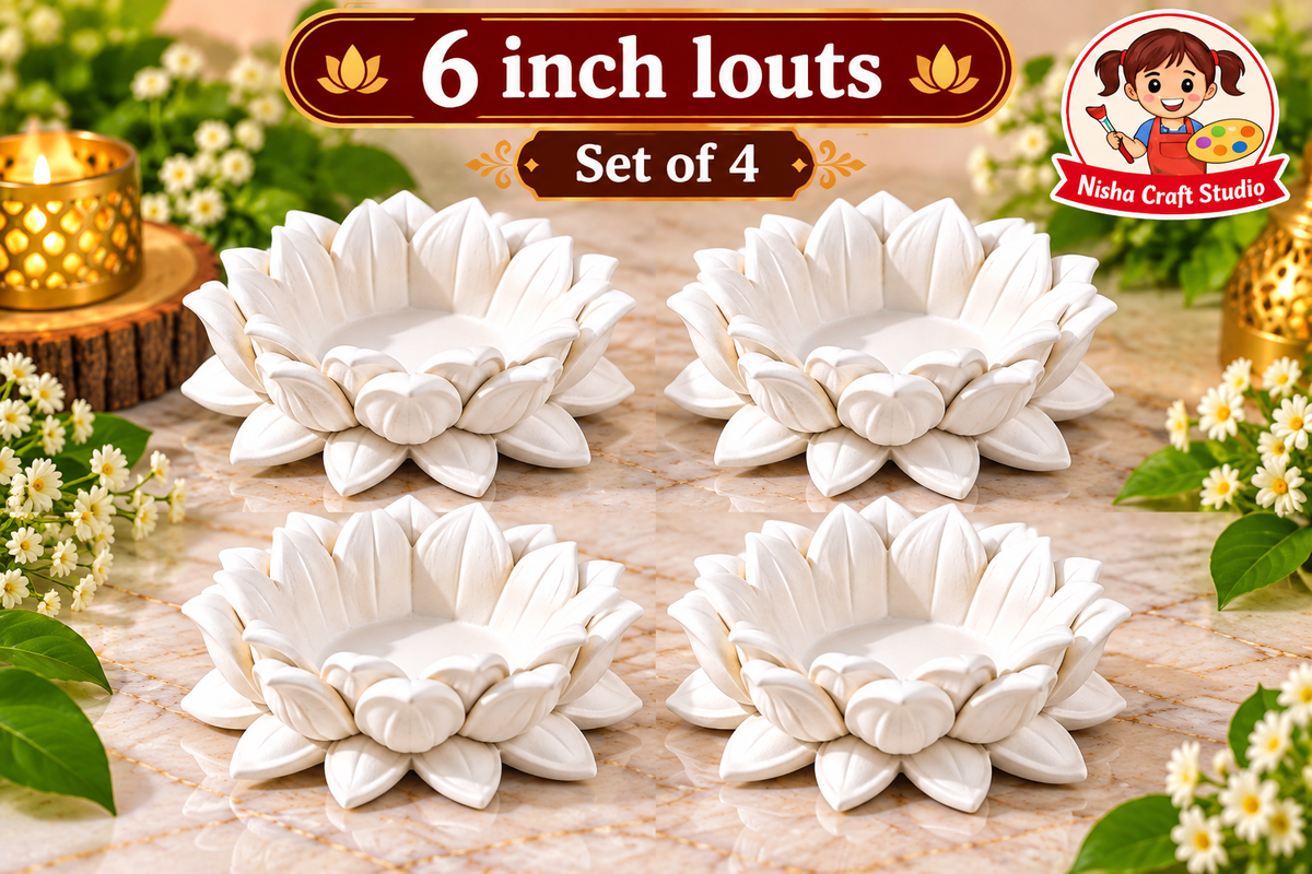 6 inch lotus without colour