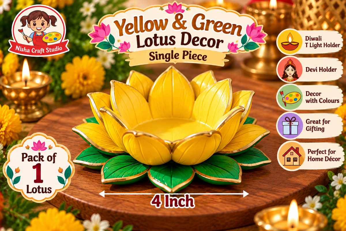 4 inch lotus with colour