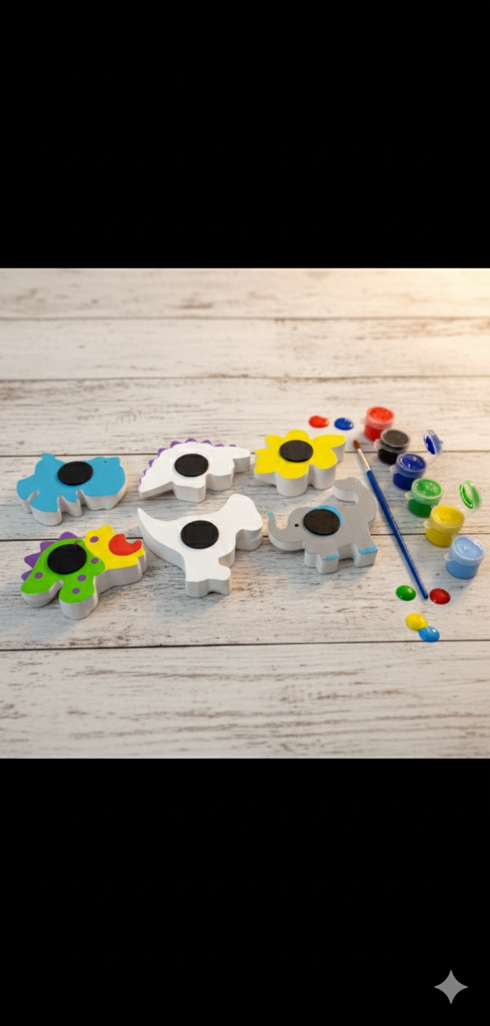 Dinosaur concrete painting kit