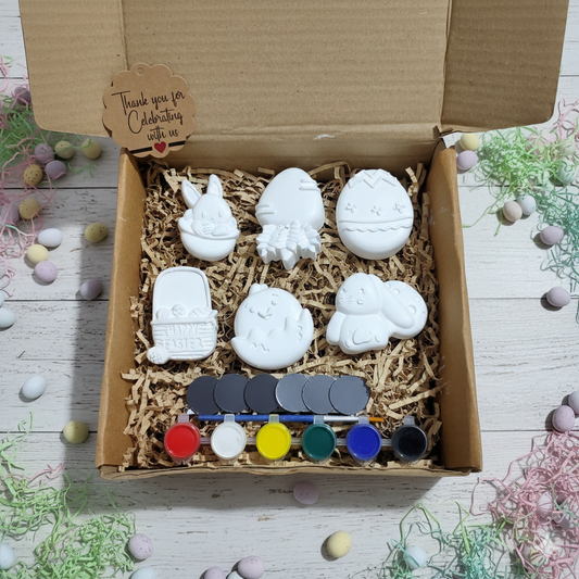 Easter egg painting kit with magnet