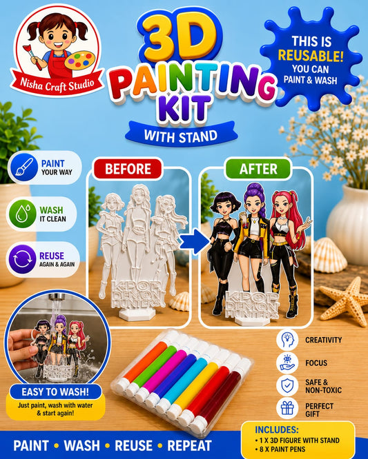 K-pop 3d painting kit
