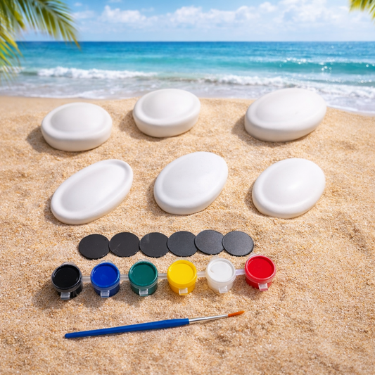 Stone painting kit with magnet