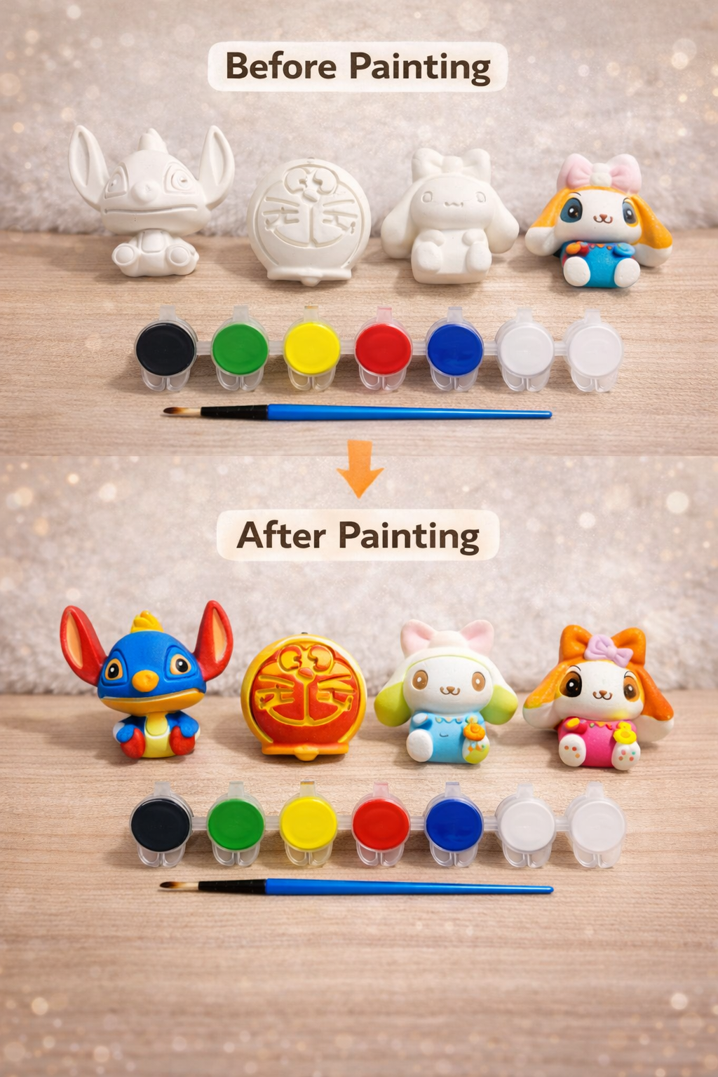 Mix cartoon character 2 painting kit