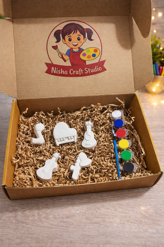 Music painting set with magnet