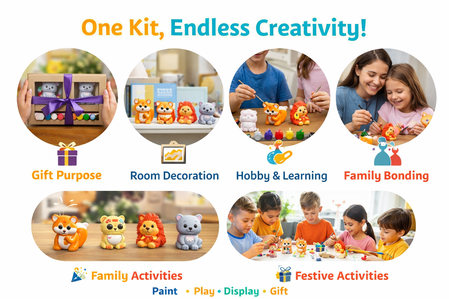 Animals painting kit