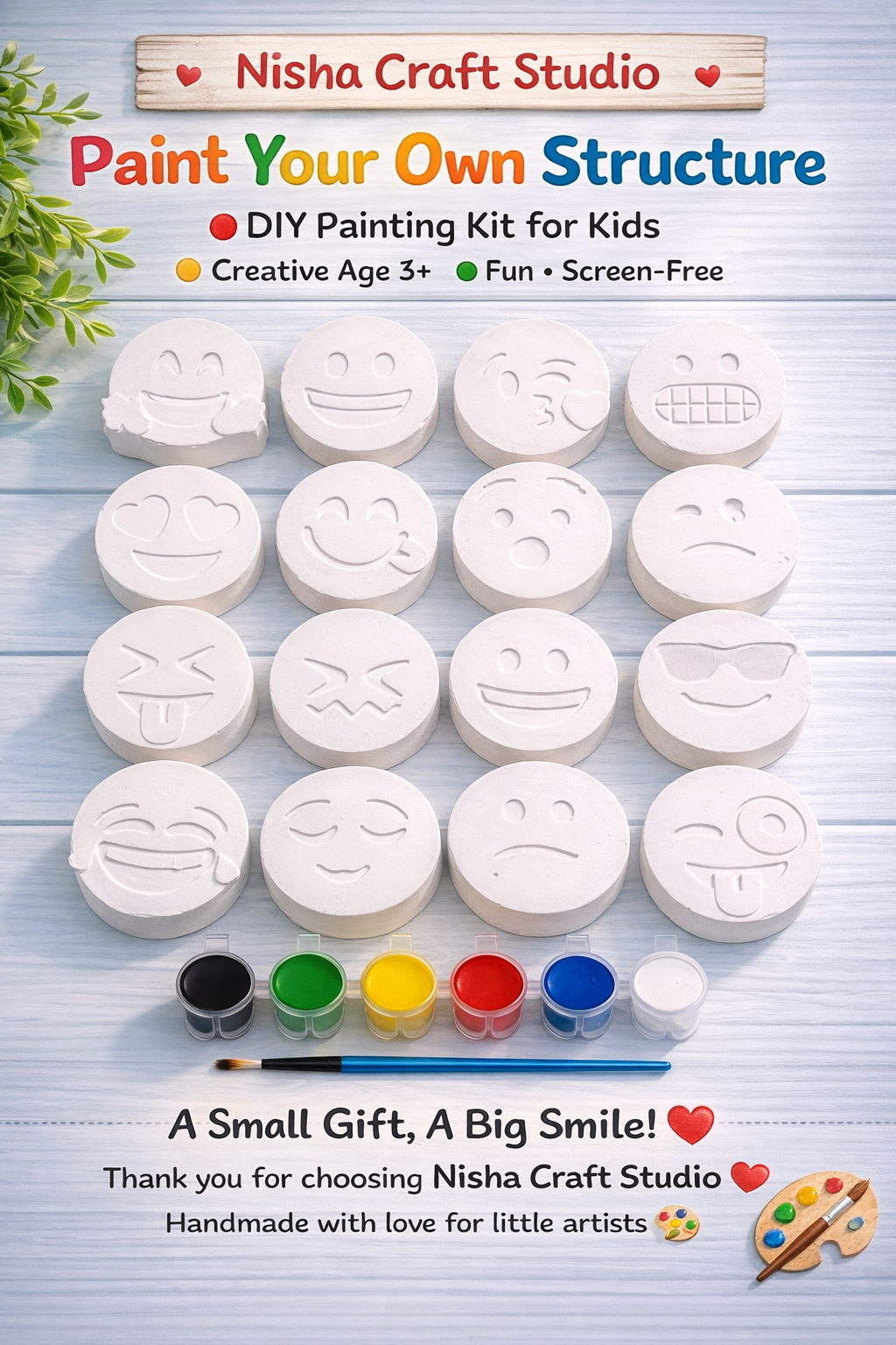 Emoji painting kit