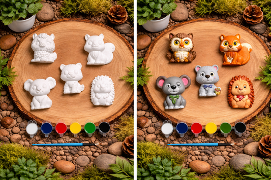 Animals painting kit with magnet