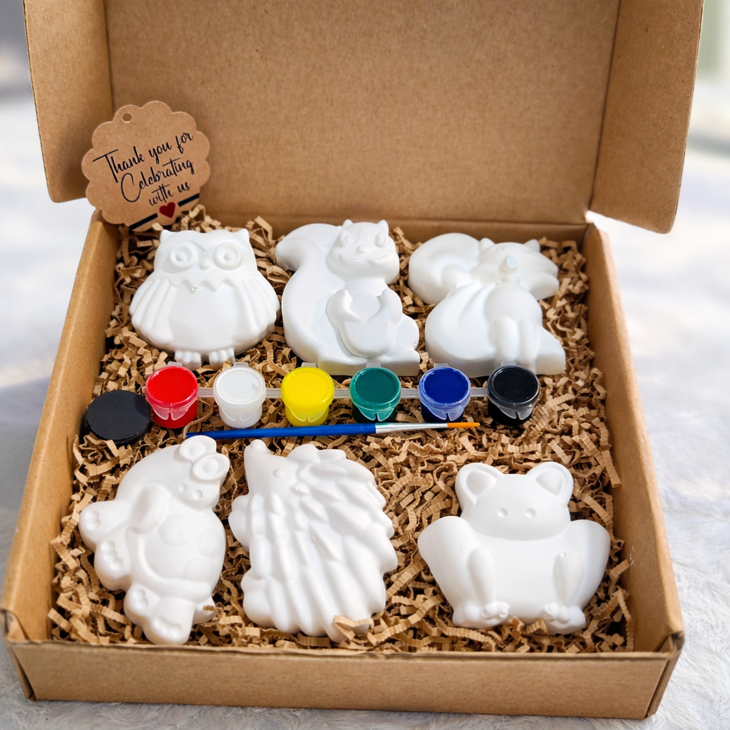 Mini animal painting kit
