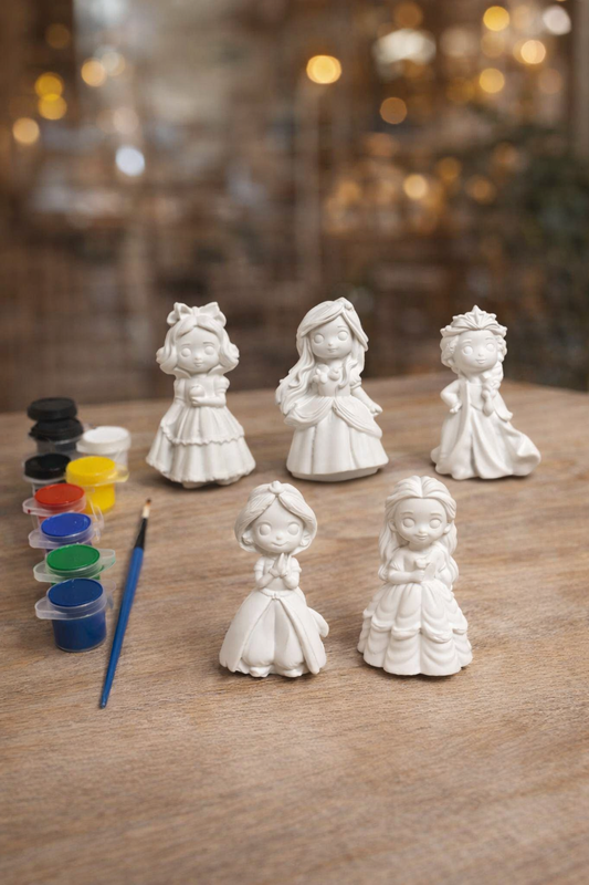 Princess painting kit with magnet