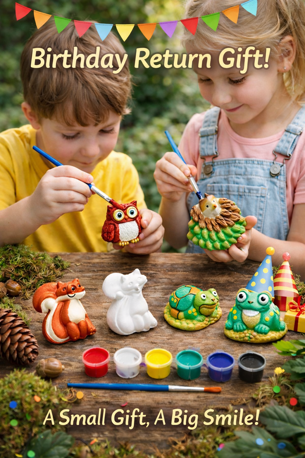 Mini animal painting kit