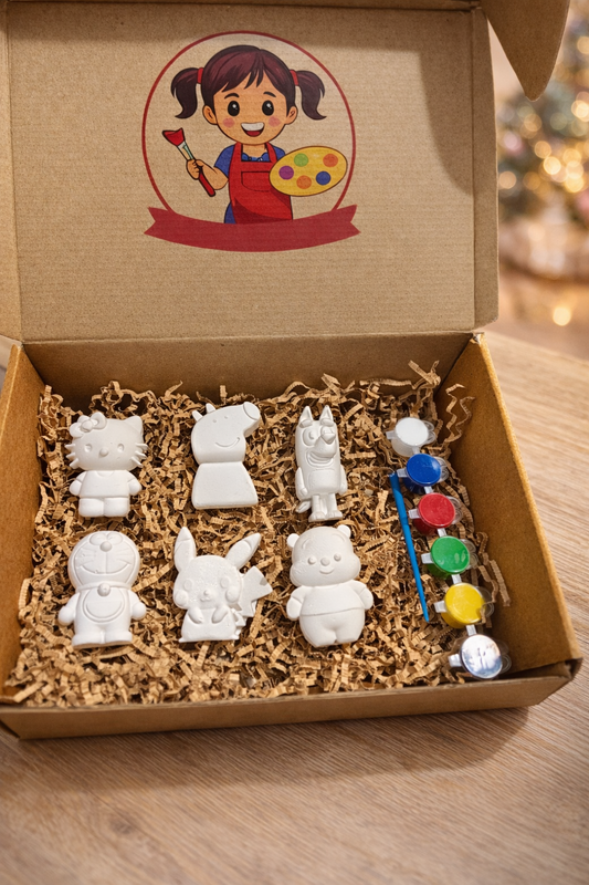 Mix cartoon character painting kit with magnet