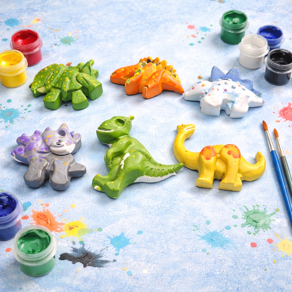 Dinosaur concrete painting kit