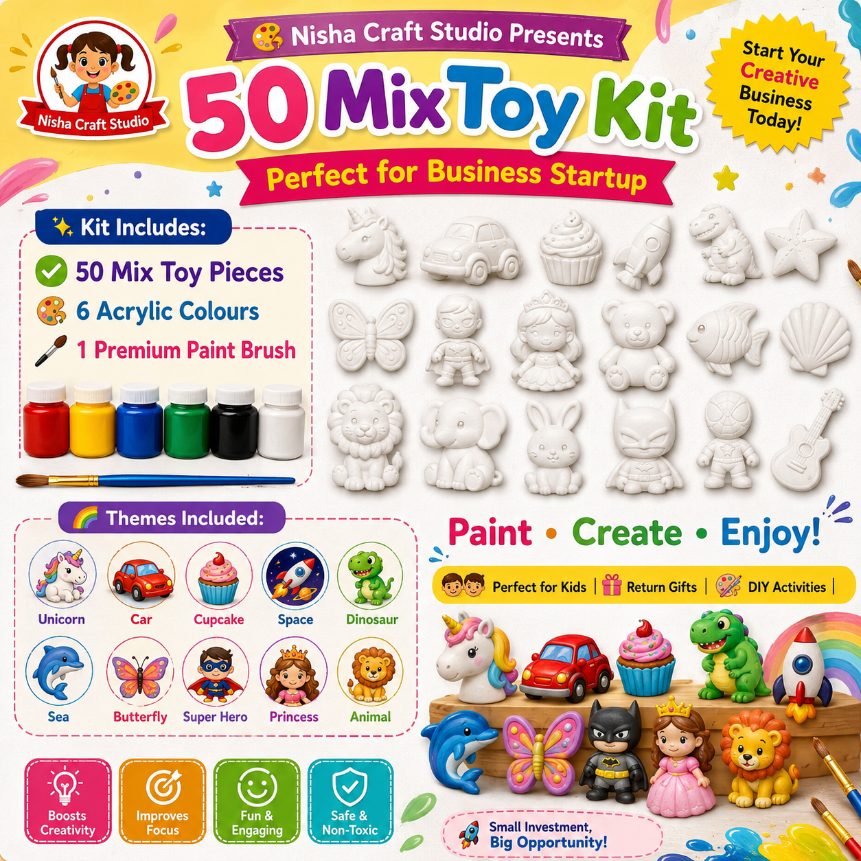 50 Piece Mix Toy