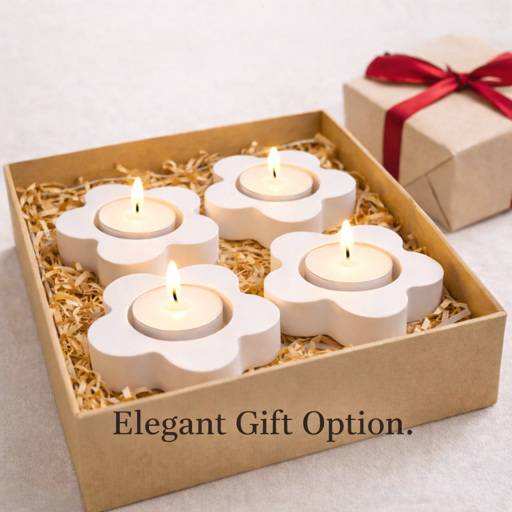 4 candle holders