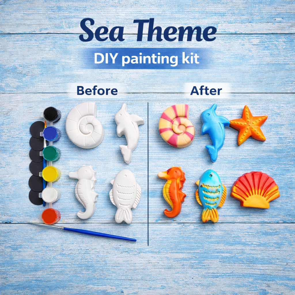 Sea theme painting kit