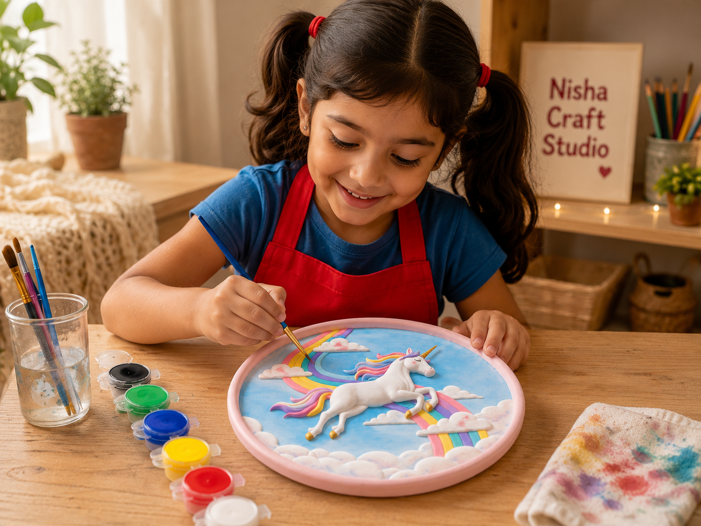 Unicorn frame painting kit