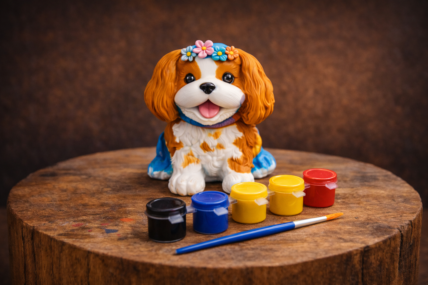 Dogi pen stand painting