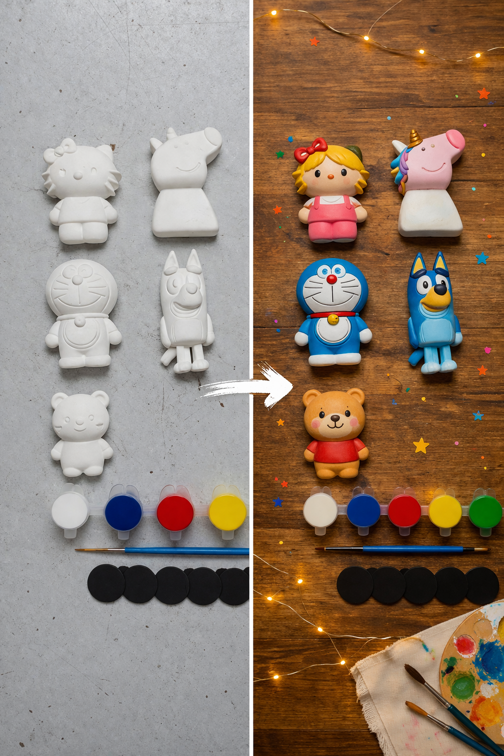 Mix cartoon character painting kit