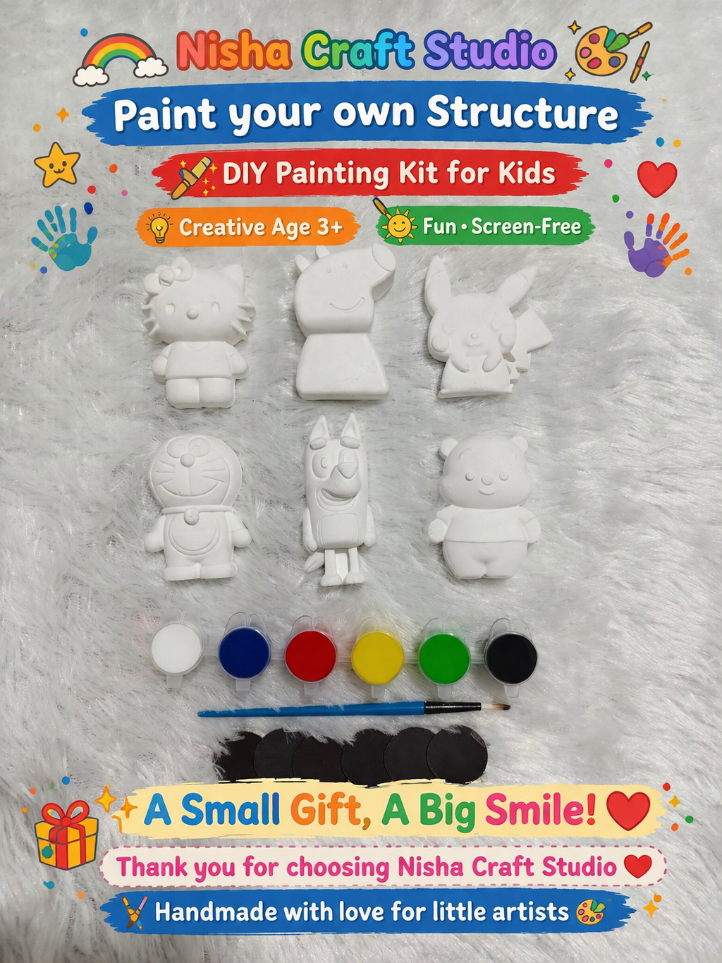 Mix cartoon character painting kit