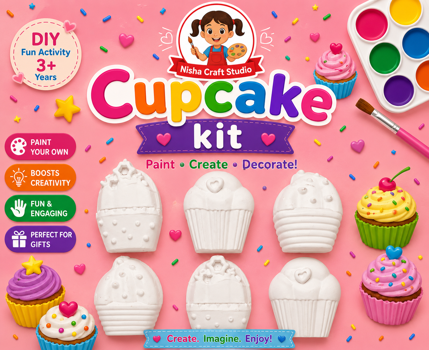 Cupcake concrete kit