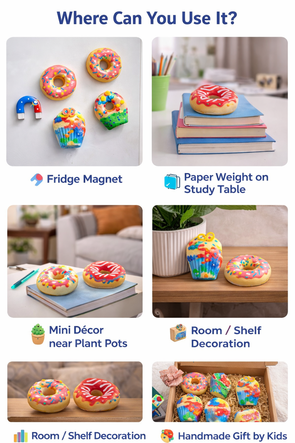 Cupcakes painting kit