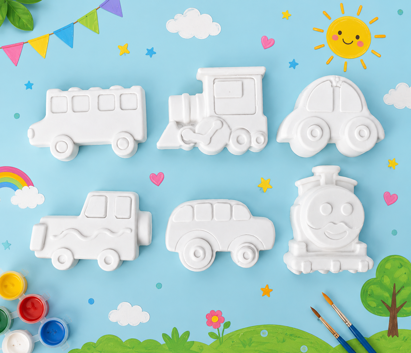 Car Concrete DIY Activity Kit 6toy