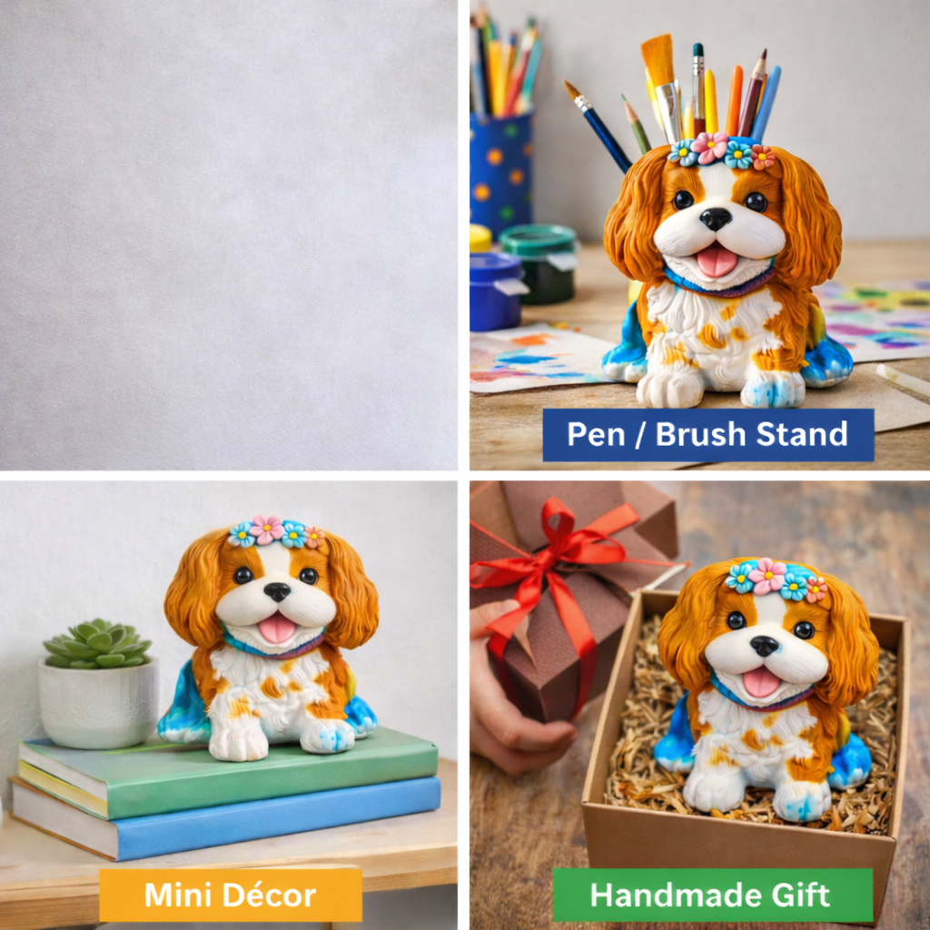 Dogi pen stand painting