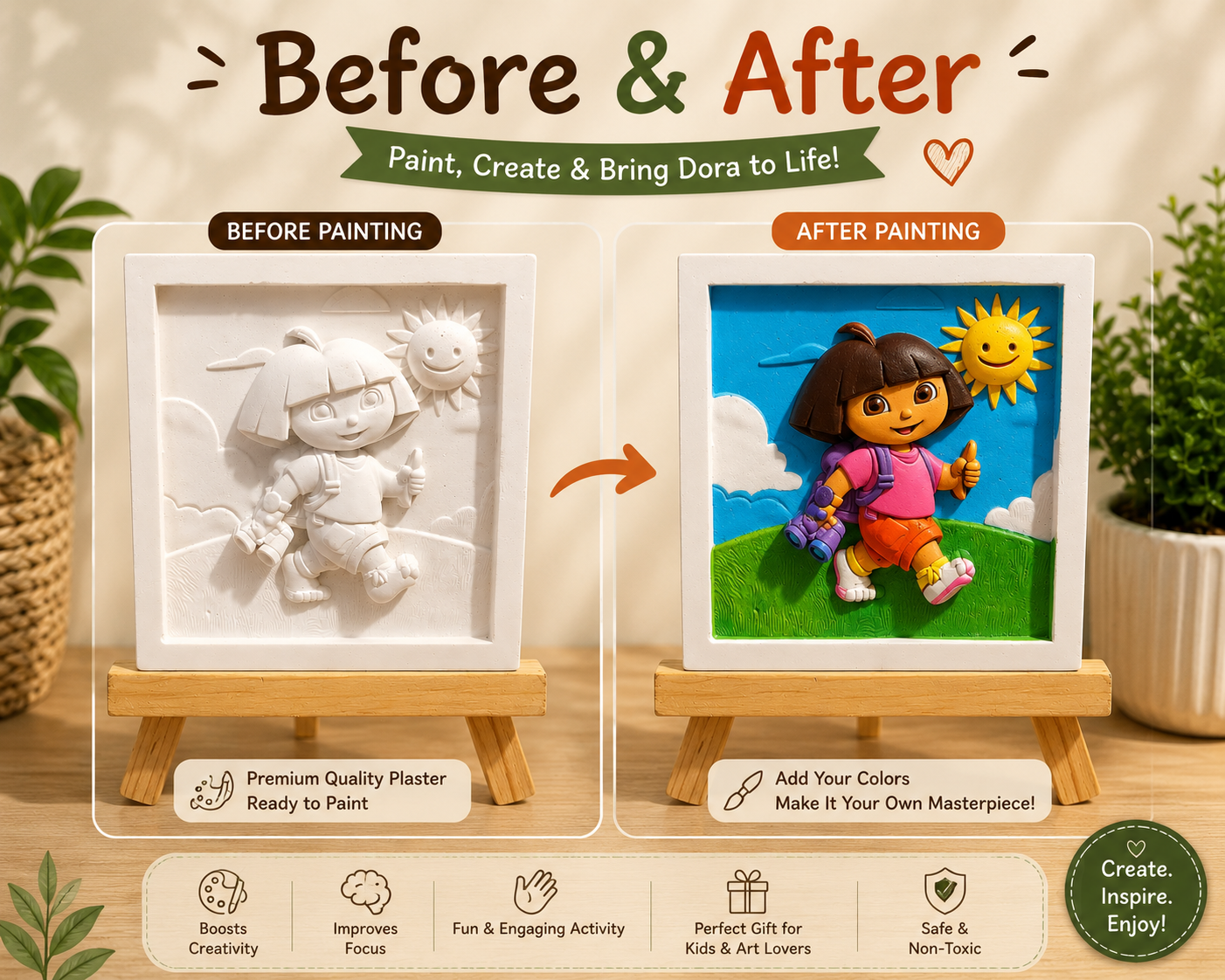 Pop dora frame painting kit