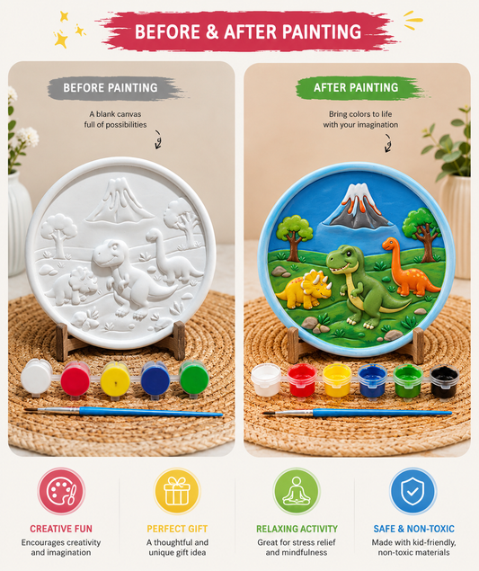 Dinosaur frame painting kit
