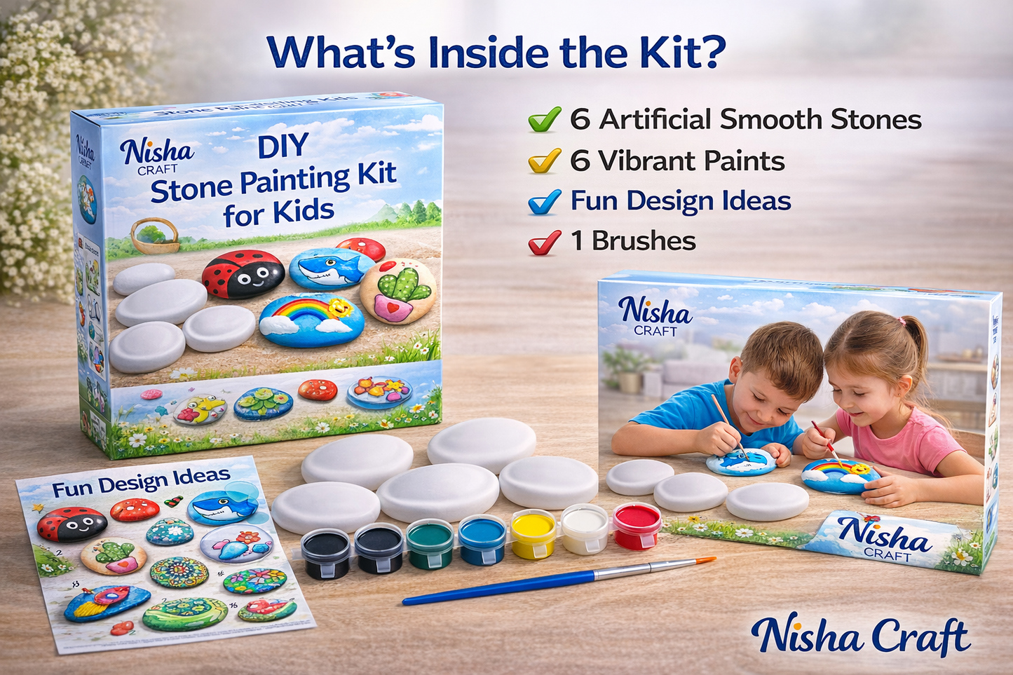 Stone painting kit