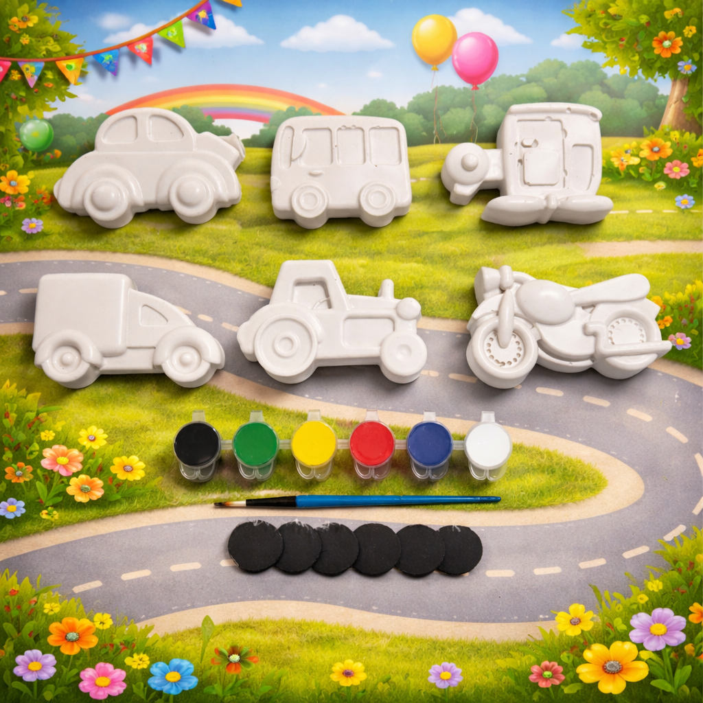Transport theme painting kit